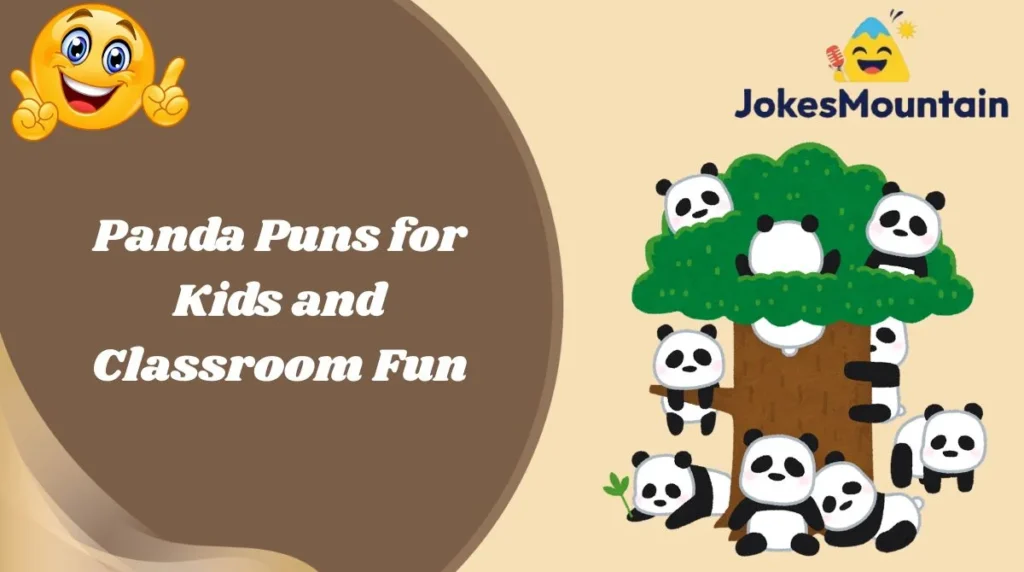 Panda Puns for Kids and Classroom Fun