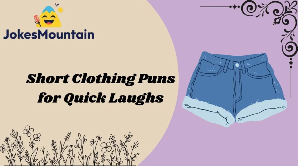 Short Clothing Puns for Quick Laughs
