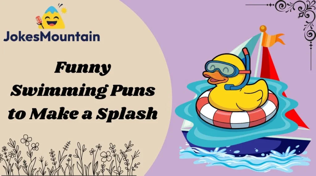 Funny Swimming Puns to Make a Splash